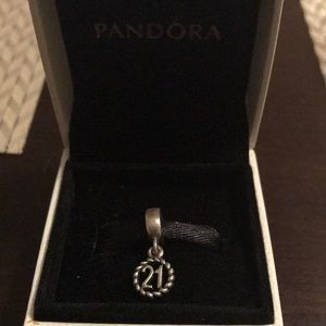 “21” Pandora Charm
